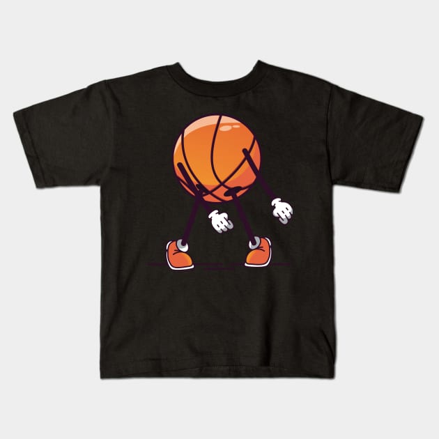 Basketball Kids T-Shirt by WPKs Design & Co